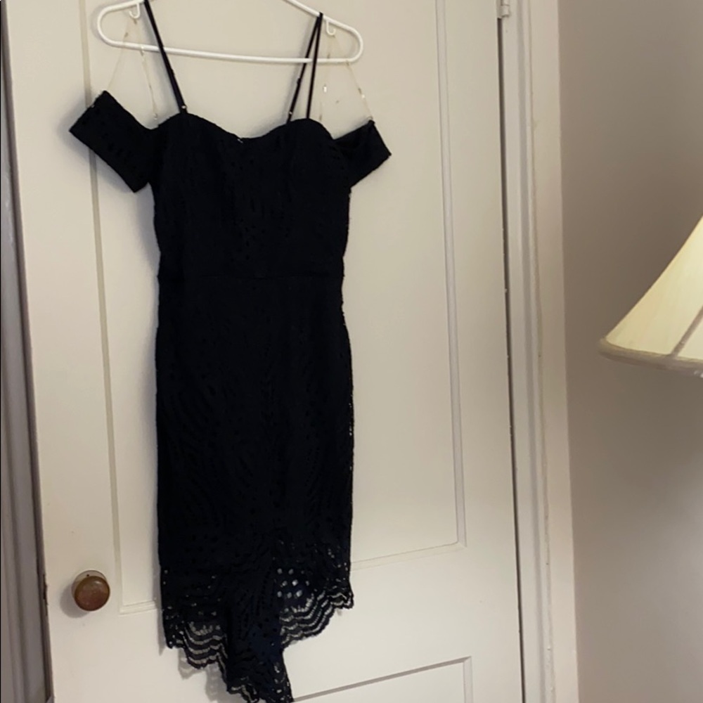 NWT Trixxi black laced hi-low dress size: 5